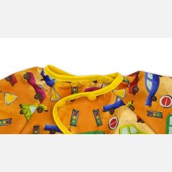 Pupus- Hagesm�k med lange �rmer og lomme, trykknapper, Biler