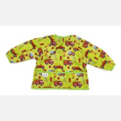 Kopi af Pupus- Hagesm�k med lange �rmer og lomme, trykknapper, Brandbiler