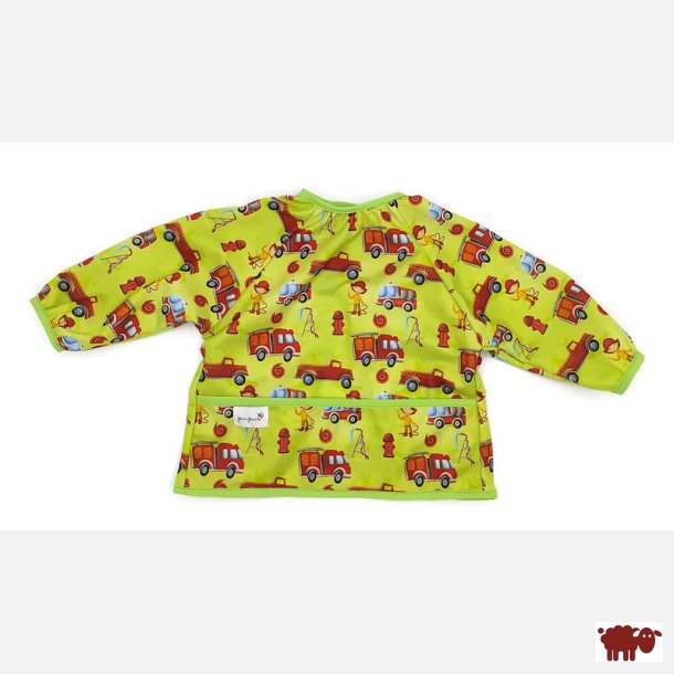 Kopi af Pupus- Hagesm�k med lange �rmer og lomme, trykknapper, Brandbiler