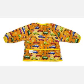 Pupus- Hagesm�k med lange �rmer og lomme, trykknapper, Biler