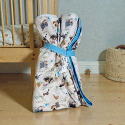 Pupus -Stor, Bl�d Pusleunderlag, Hunde, 69 x 69 cm