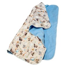 Pupus -Stor, Bl�d Pusleunderlag, Hunde, 69 x 69 cm