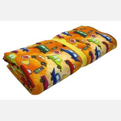 Pupus -Stor, Bl�d Pusleunderlag, Biler; 69 x 69 cm