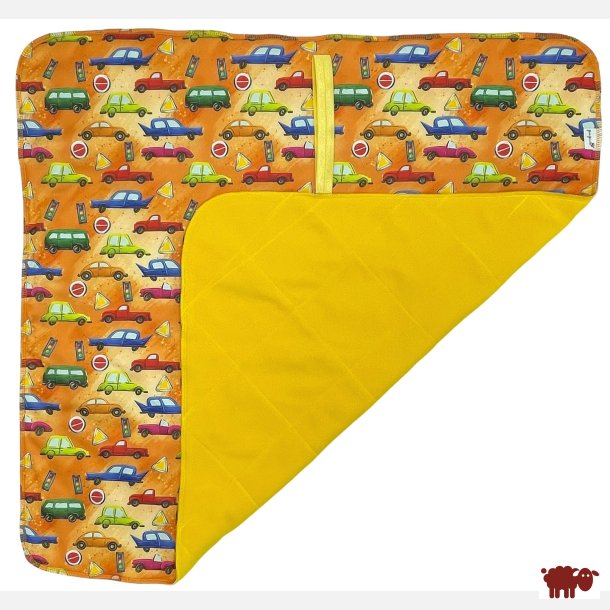 Pupus -Stor, Bl�d Pusleunderlag, Biler; 69 x 69 cm