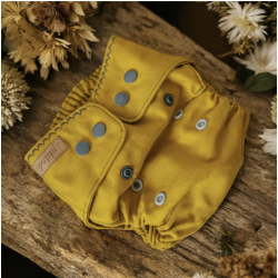 Puppi - Cover til genanvendelige stofbleer i bld merinould Carry