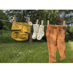 Puppi - Cover til genanvendelige stofbleer i bld merinould Carry