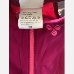 Hummel - Badetj / Badedragt  i llyserd med stribber og lynls, str. 80 cm, brugt