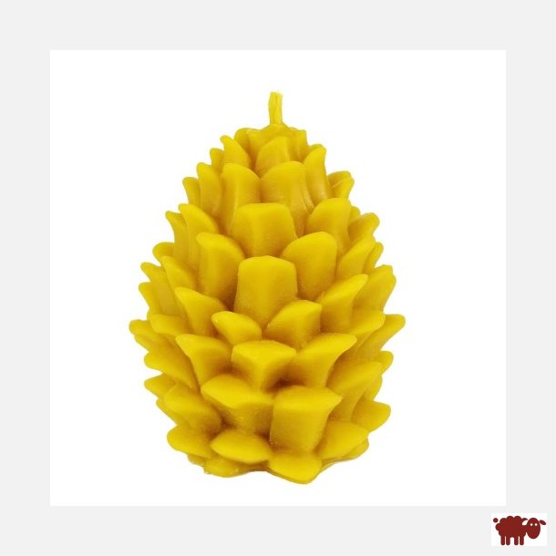 Juledekoration kegle i bivoks, som lys