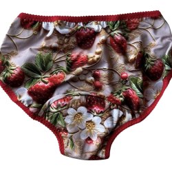 Tymoszku - Premium Menstruationstrusser i bomuld &amp; bambus, FIGI, S� H�ndsyet | Jordb�r