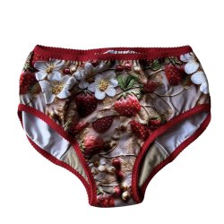 Tymoszku - Premium Menstruationstrusser i bomuld &amp; bambus, FIGI, S� H�ndsyet | Jordb�r