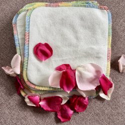Tymoszku - Genanvendelige Vaskeklude i SOFT Bambus &amp; Bomuld, 15 x 15 cm,  4 stk.