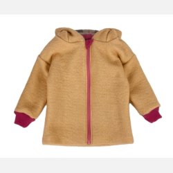 Ty.Bles - Jakke i 2 lags uld, ferskenfarve,- 90 % kogt og bld merino, 10 % cashmere, 92cm / 24 mdr.