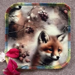 Tymoszku - Genanvendelige Vaskeklude i SOFT Bambus &amp; Bomuld, 15 x 15 cm,  4 stk.