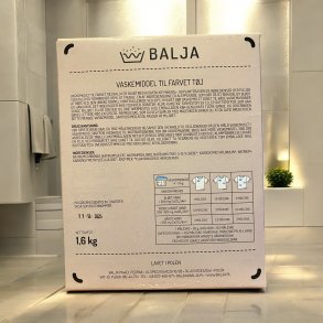 Balja - Bionedbrydelig vaskepulver til Kulrt 1,6 kg