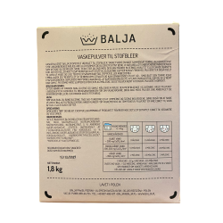 Balja - Special vaskemiddel, bakteriedrbende vaskepulver til genanvendelige stofbleer, 1,8 kg