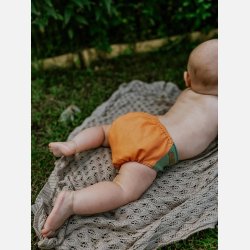 Puppi - Cover til genanvendelige stofbleer i bld merinould Melon