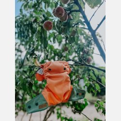 Puppi - Cover til genanvendelige stofbleer i bld merinould Melon