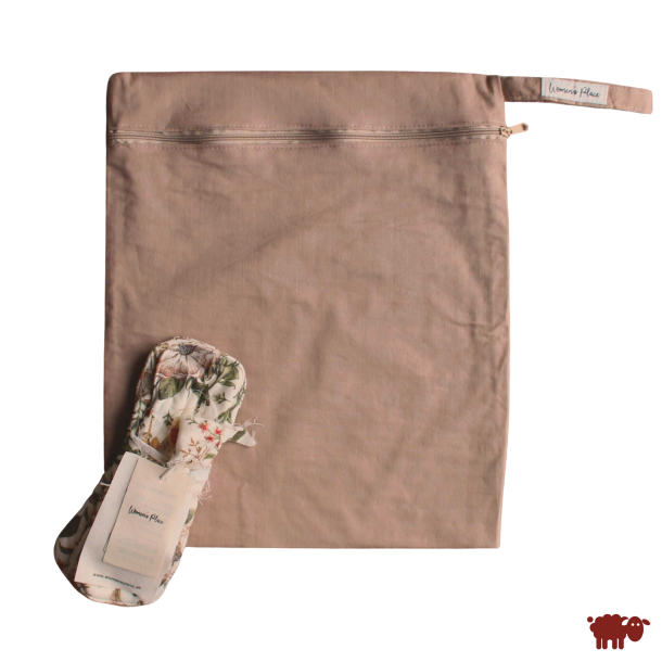 Womens Place - Wetbag til opbevaring af stofbind, Small, 23,5 x 25,5 cm 