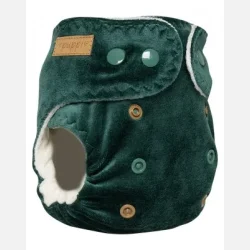 Puppi - Formsyet bambusble med en lomme Emerald