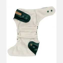 Puppi - Formsyet bambusble med en lomme Emerald