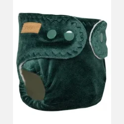 Puppi - Formsyet bambusble med en lomme Emerald