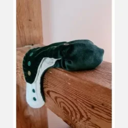 Puppi - Formsyet bambusble med en lomme Emerald