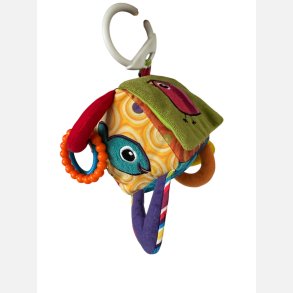 Lamaze -S�d oph�ngt aktivitetsterning med bl�de materialer, genbrug