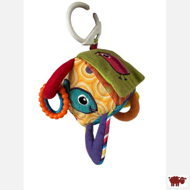 Lamaze -S�d oph�ngt aktivitetsterning med bl�de materialer, genbrug