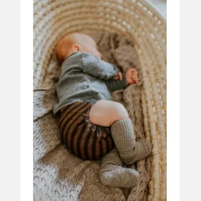 Puppi - Cover til genanvendelige stofbleer i bld merinould Bee Wild