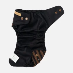 Puppi - Cover til genanvendelige stofbleer i bld merinould Bee Wild