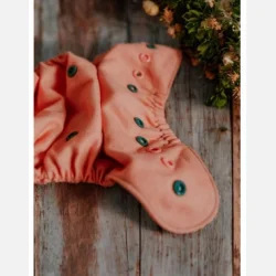 Puppi - Cover til genanvendelige stofbleer i bld merinould Melon