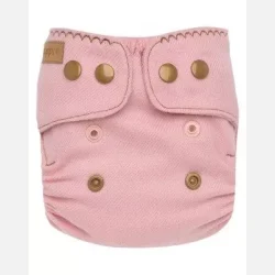 Puppi - Cover til genanvendelige stofbleer i bld merinould Peony