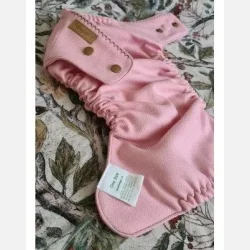 Puppi - Cover til genanvendelige stofbleer i bld merinould Peony