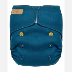 Puppi - Cover til genanvendelige stofbleer i bld merinould Royal Blue