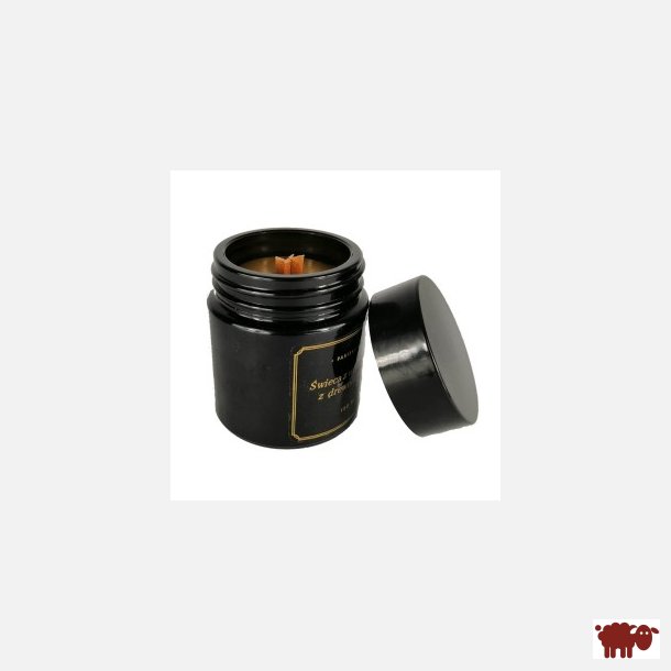 100 % Bivokslys/Duftlys- Hnddyppet bloklys MONIQUE med trvge, 120 ml, 40 timer