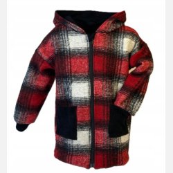 Ty.Bles - Unik designer brnejakke i 2 lags 100% merinould- 110 cm / 5 r