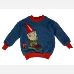 Trj i uld med julemotiv