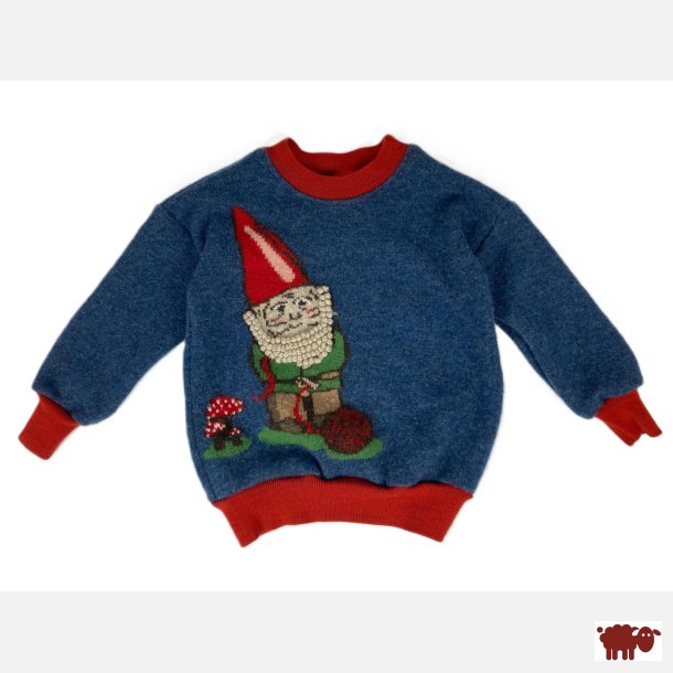 Trj i uld med julemotiv