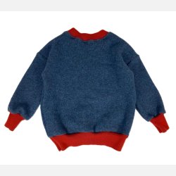 Ty.Bles - Uldtrj med julemotiv til brn, Zero Waste, Hndmade, 92cm (24 mdr.)